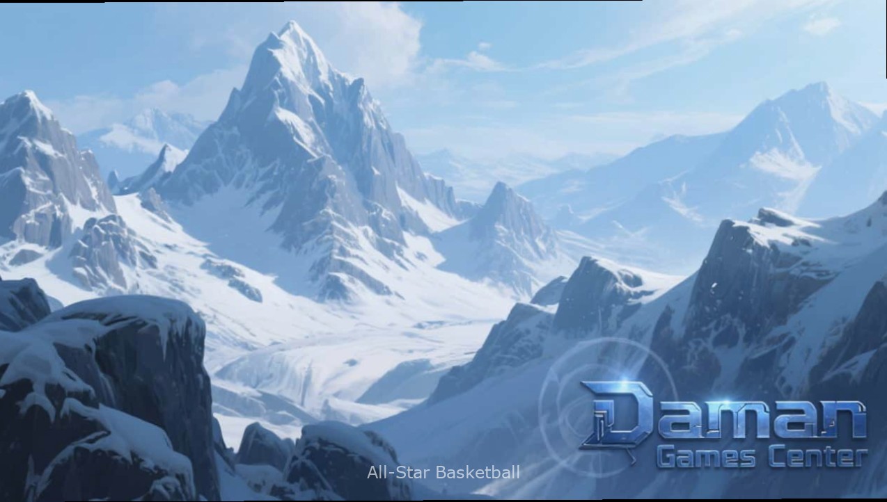 All-Star Basketball - Indian Basketball Action All-Star Basketball gameplay showing intense match with Indian players and All-Star Basketball watermark